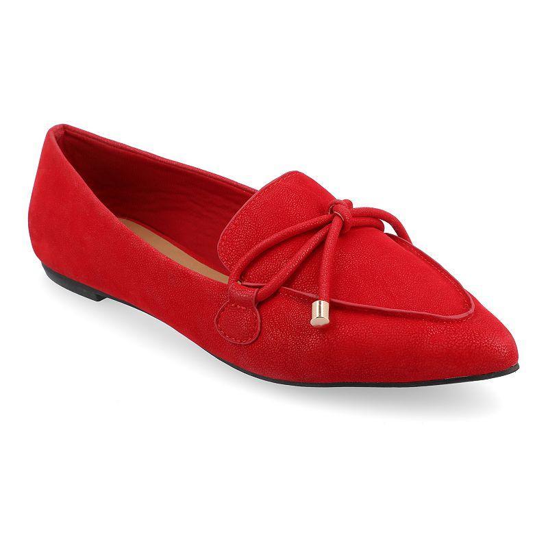 Journee Collection Muriel Womens Flats Red Product Image