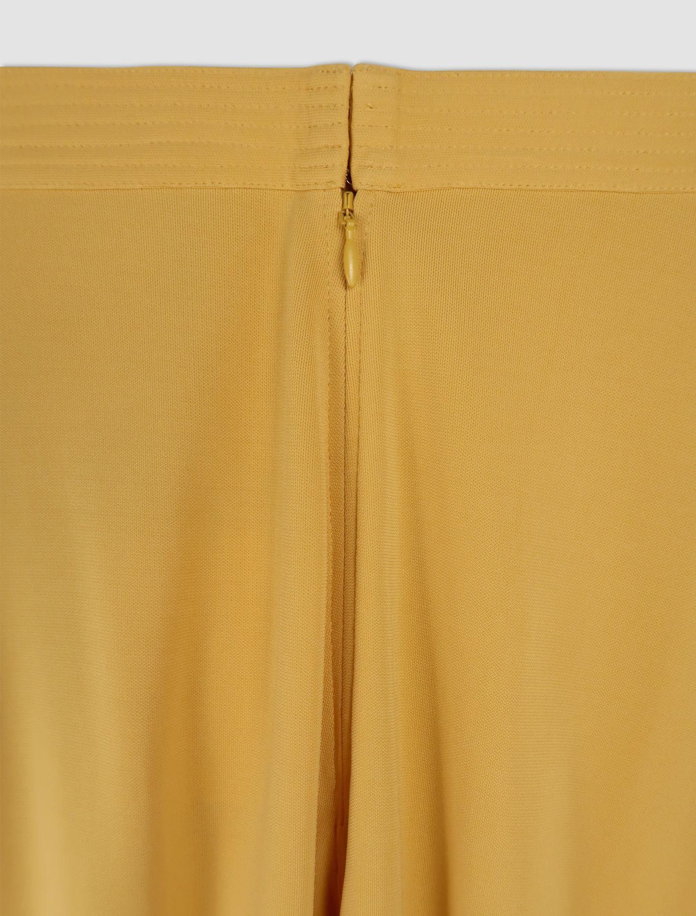 Fluid Jersey Skirt In Cornsilk Product Image