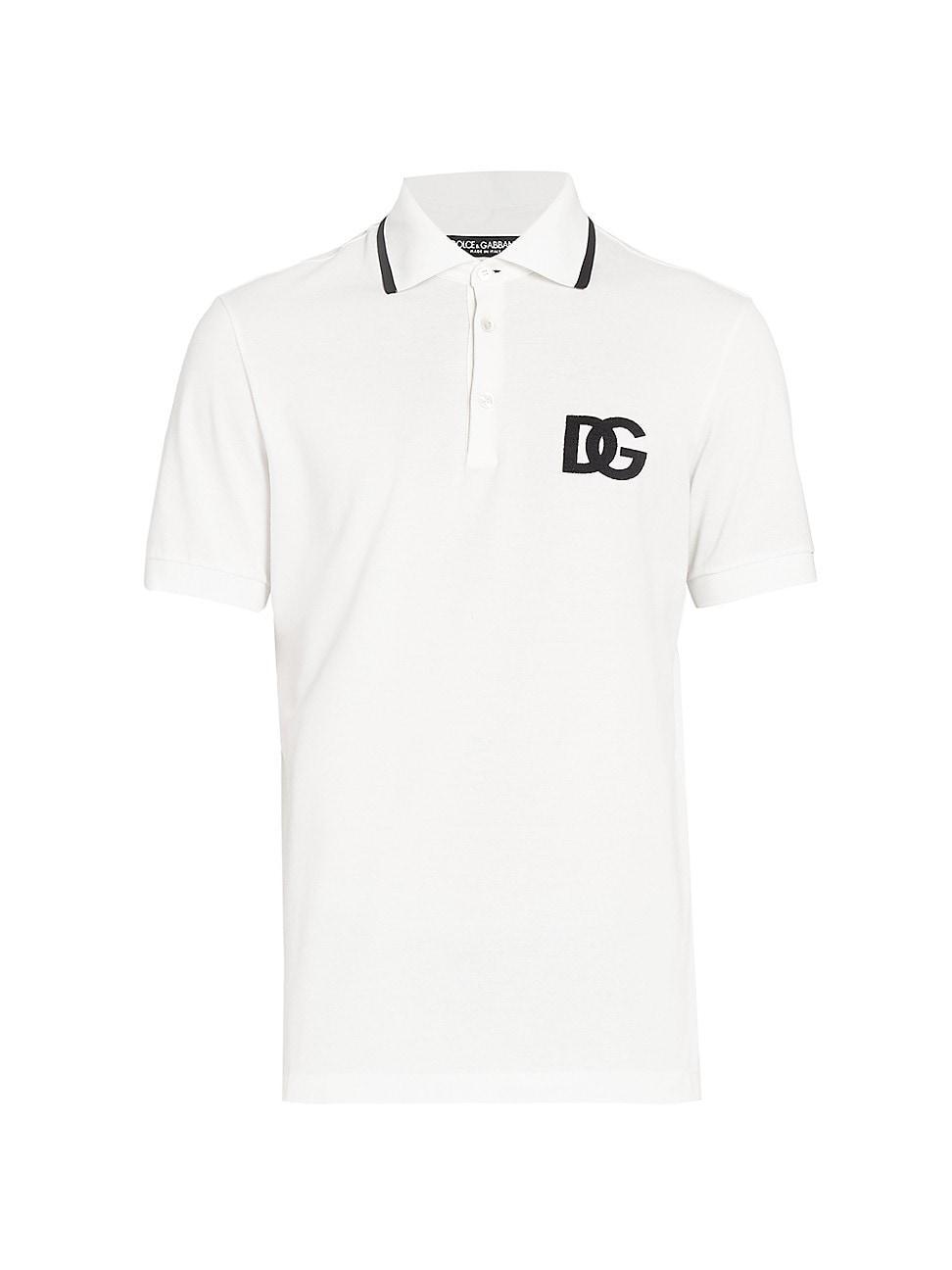 Mens Embroidered Logo Piquet Polo Shirt Product Image