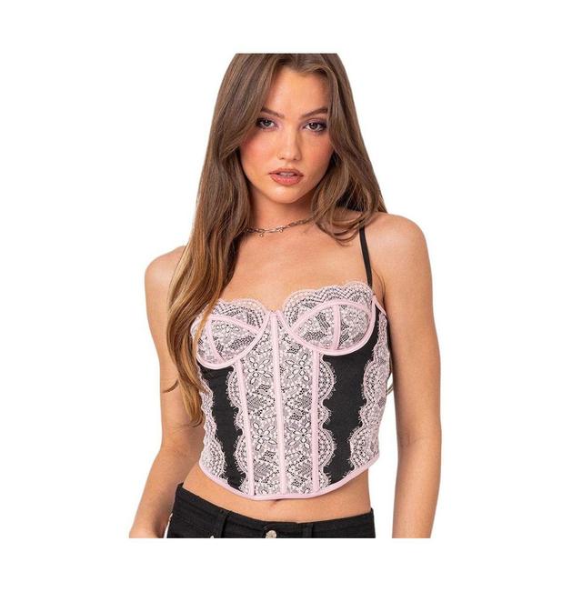 Womens Enchant lace corset Top Product Image