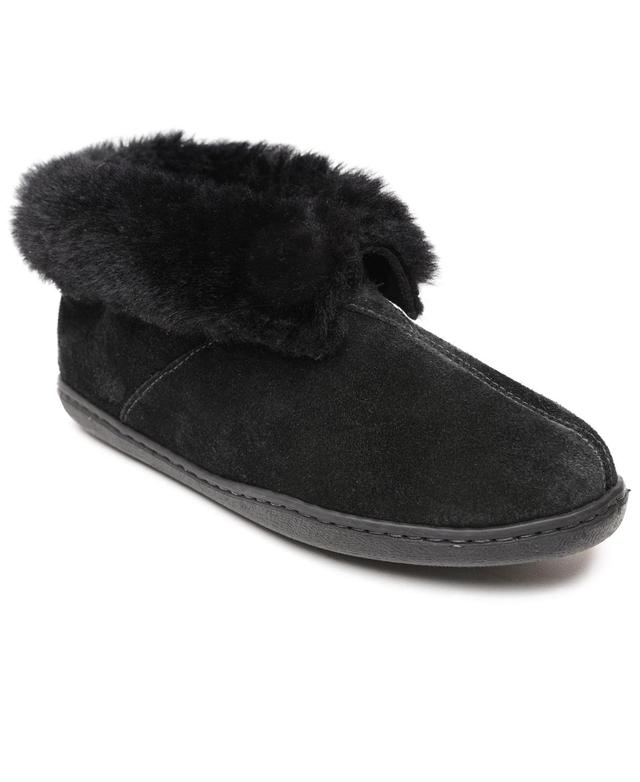 Minnetonka Genuine Sheepskin & Suede Slipper Product Image