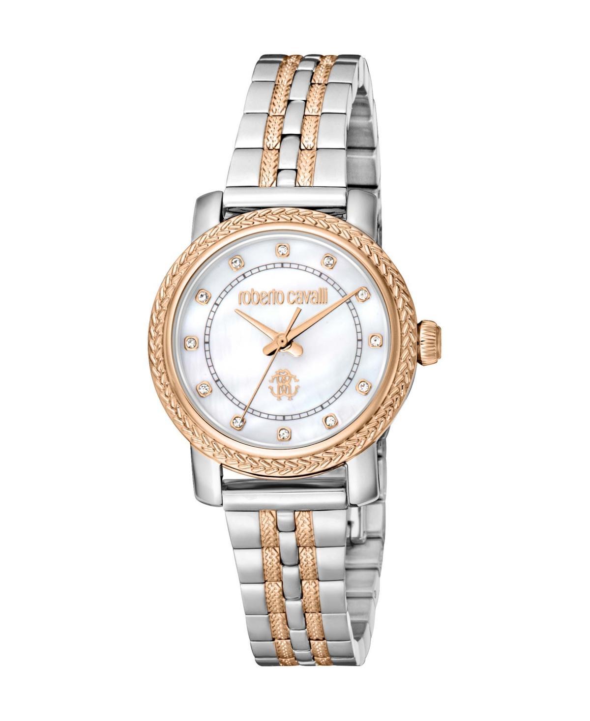 Roberto Cavalli Womens Quartz Two-tone Stainless Steel Watch 30mm Product Image