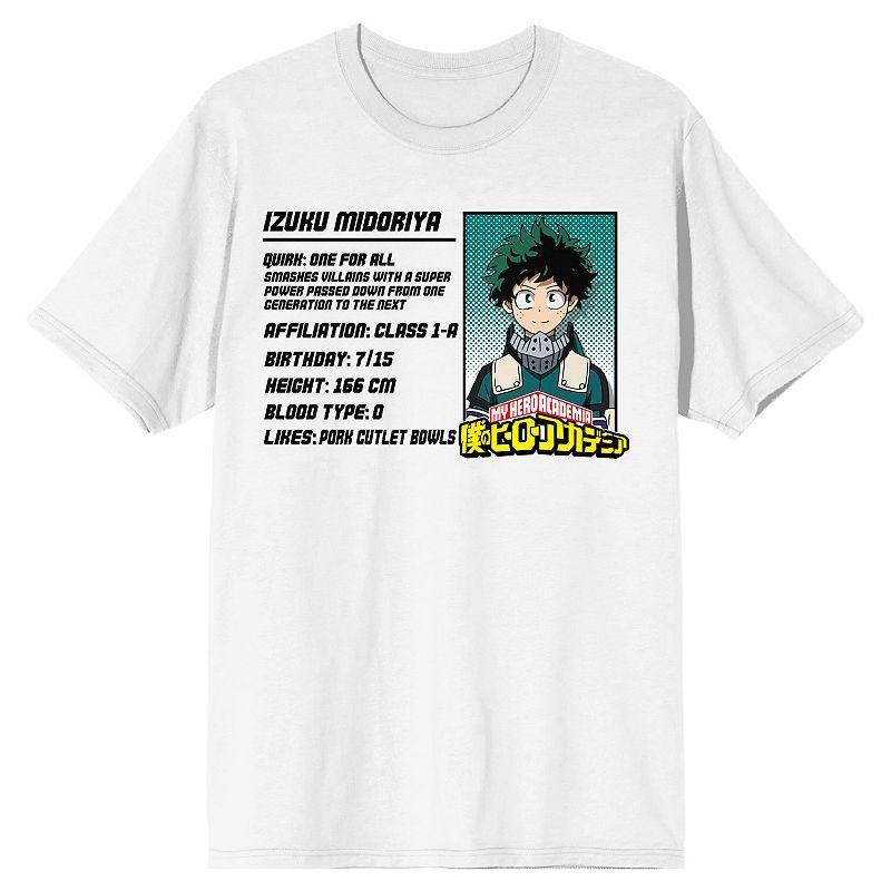 Mens My Hero Academia Deku Name Tee Product Image