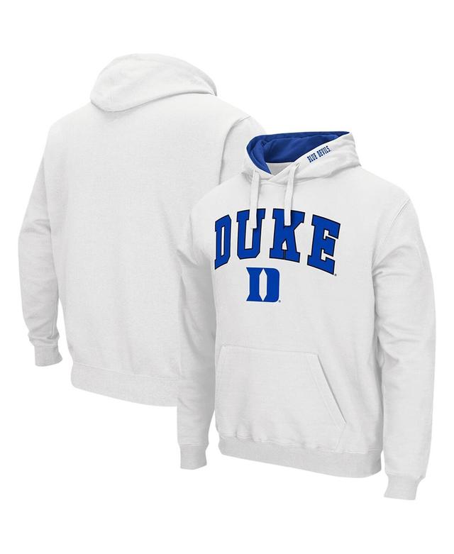 Colosseum Mens Duke Devils Arch & Logo 3.0 Pullover Hoodie Product Image