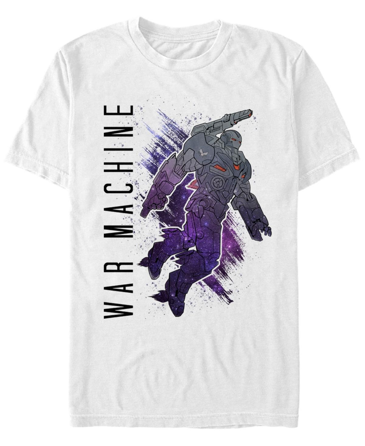 Marvel Mens Avengers Infinity War Galaxy Painted The War Machine Short Sleeve T-Shirt Product Image