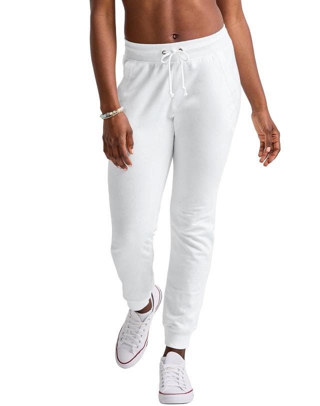 Womens Hanes French-Terry Joggers Blue Product Image