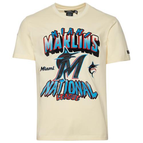 Pro Standard Mens Marlins Gtp Short Sleeve T-Shirt - Beige/Multi Product Image