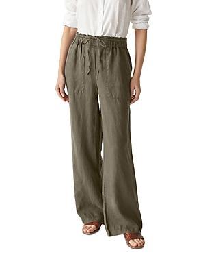 Michael Stars Jules Linen Wide Leg Drawstring Pants Product Image