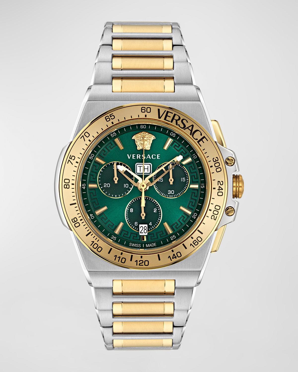 Mens 45MM Greca Extreme Chrono Stainless Steel Watch Product Image