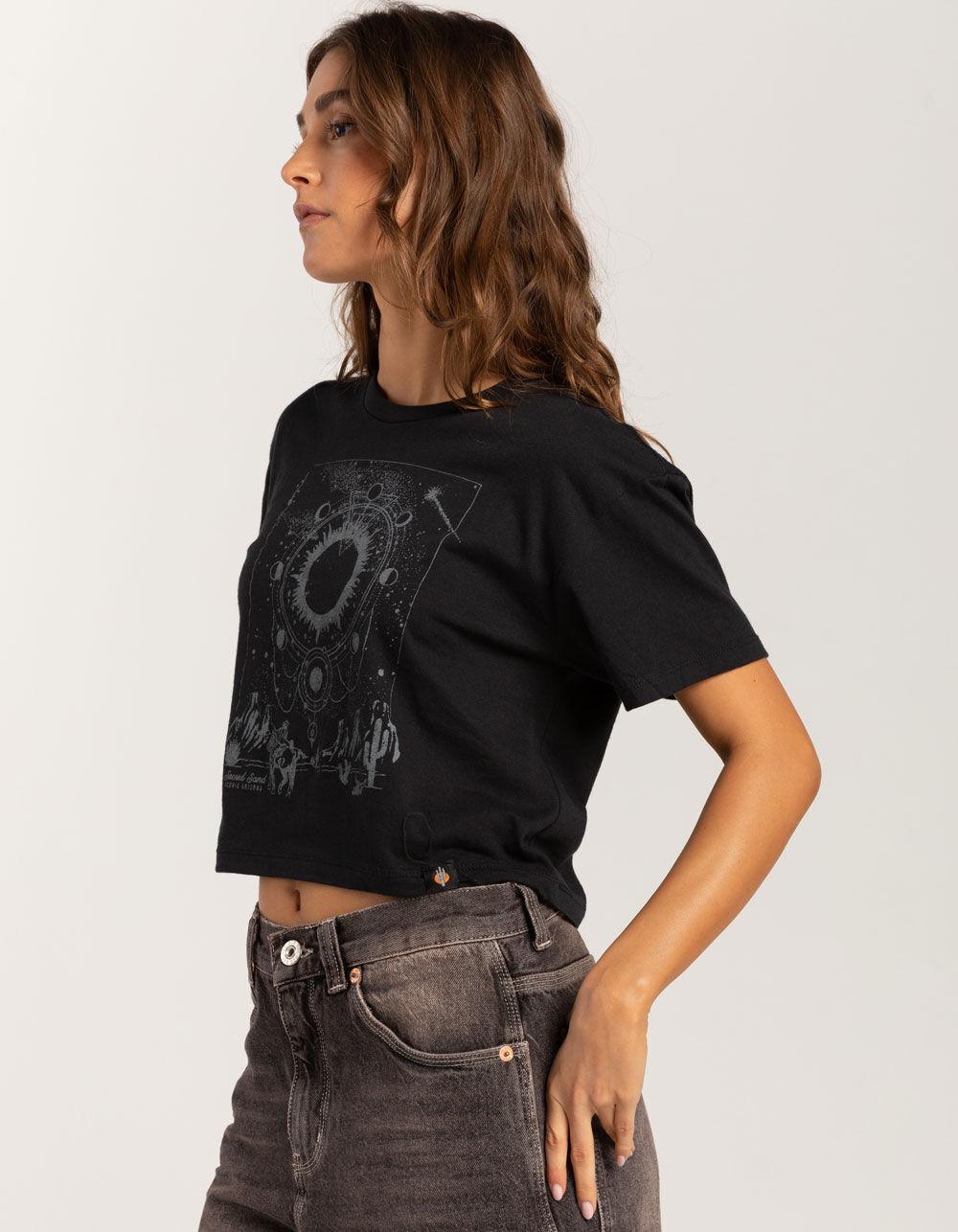 ICONIC ARIZONA Sacred Sand Womens Crop Tee Product Image