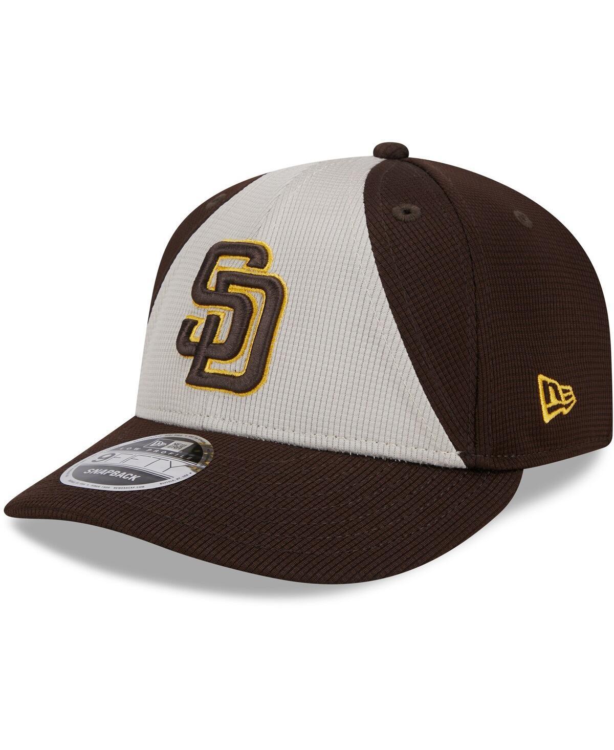 Mens New Era Brown San Diego Padres 2024 Batting Practice Low Profile 9FIFTY Snapback Hat Product Image