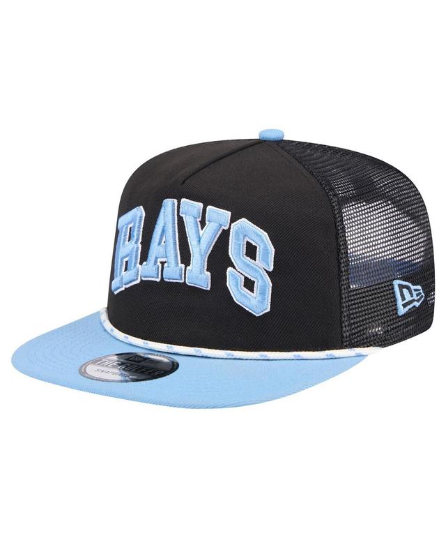 Mens New Era Tampa Bay Rays Throwback Meshback Golfer Hat Product Image