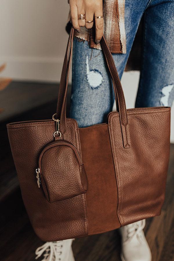 Bucket List Faux Leather Tote Product Image