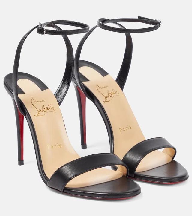 CHRISTIAN LOUBOUTIN Loubigirl Ankle Strap Sandal In Black Product Image