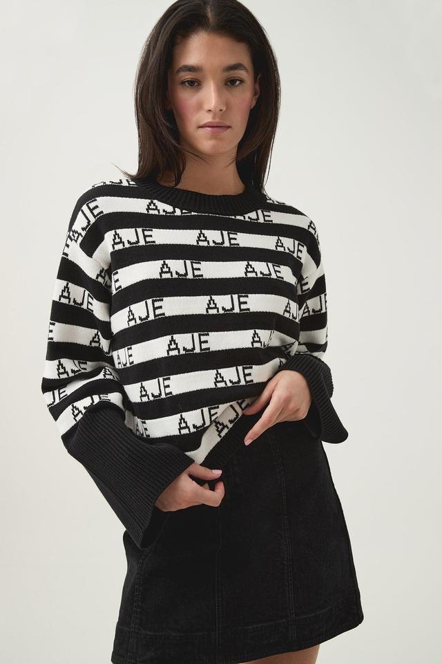 Story Oversized Striped Knit Product Image