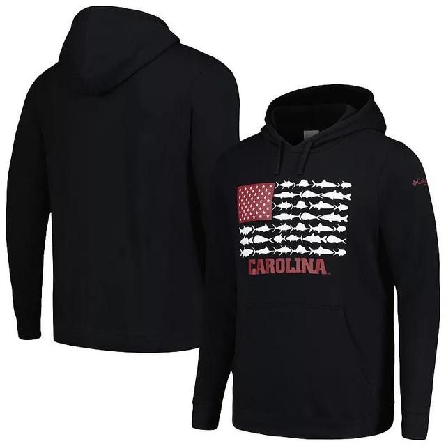 Mens Columbia South Carolina Gamecocks PFG Fish Flag II Pullover Hoodie Product Image