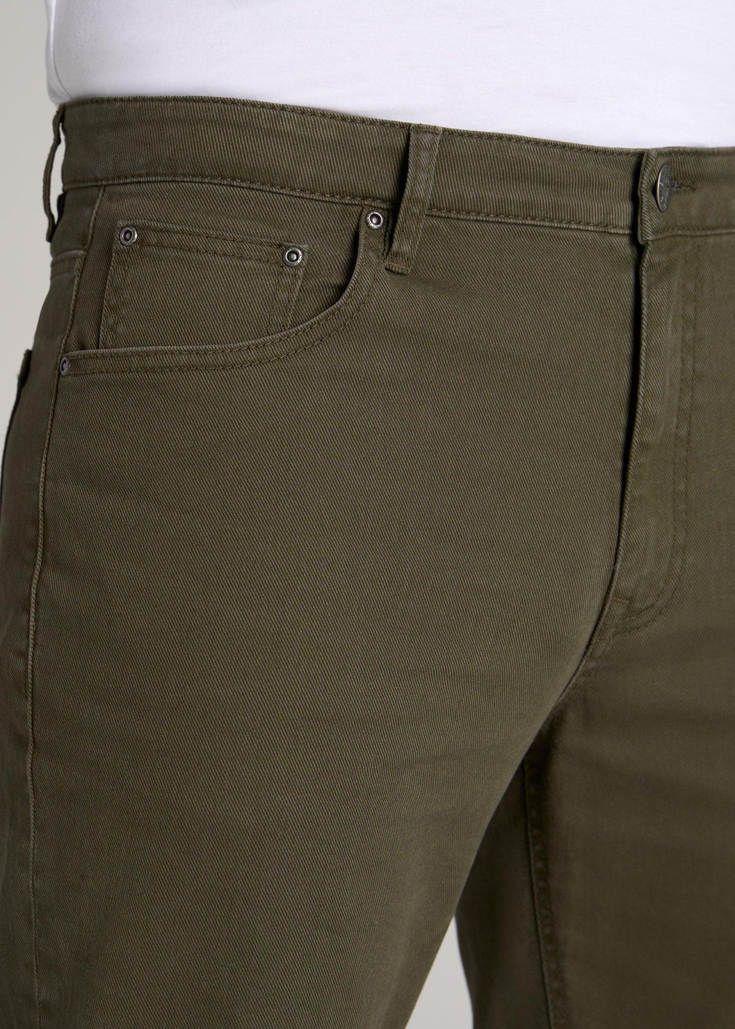 J1 STRAIGHT LEG Jeans for Tall Men in Olive Green Wash Male Product Image