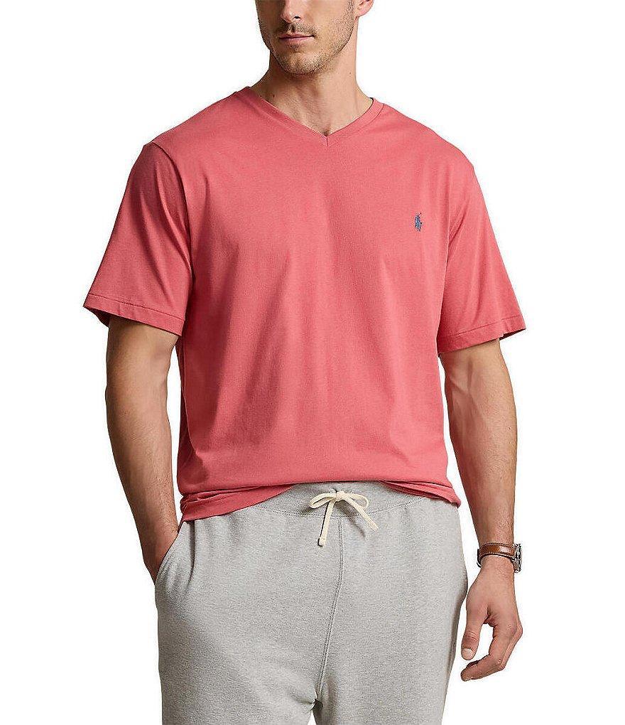 Polo Ralph Lauren Big & Tall Classic Fit Short Sleeve V-Neck T-Shirt Product Image