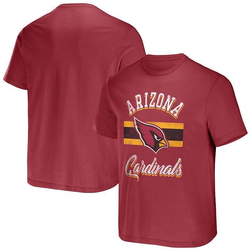 Mens NFL x Darius Rucker Collection by Fanatics Cardinal Arizona Cardinals Stripe T-Shirt Red Product Image