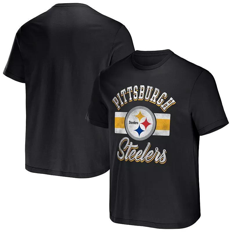 Mens NFL x Darius Rucker Collection by Fanatics Pittsburgh Steelers Stripe T-Shirt Product Image