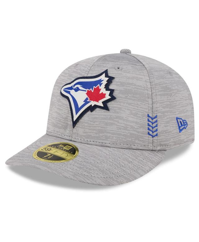 Mens New Era Gray Toronto Blue Jays 2024 Clubhouse Low Profile 59FIFTY Fitted Hat Product Image