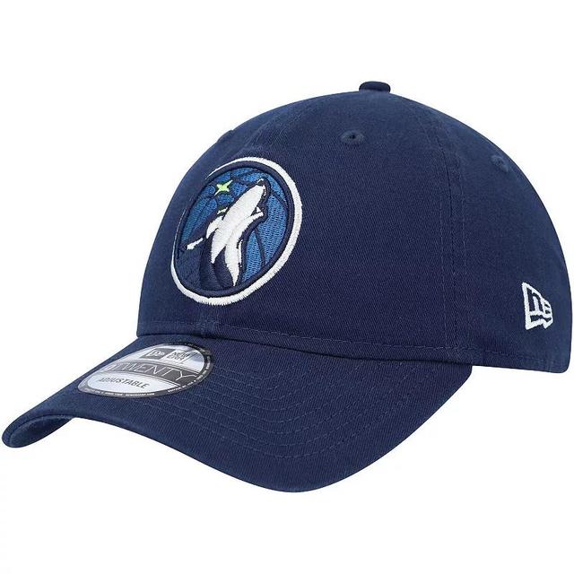 Mens New Era Minnesota Timberwolves Team 2.0 9TWENTY Adjustable Hat, Blue Product Image