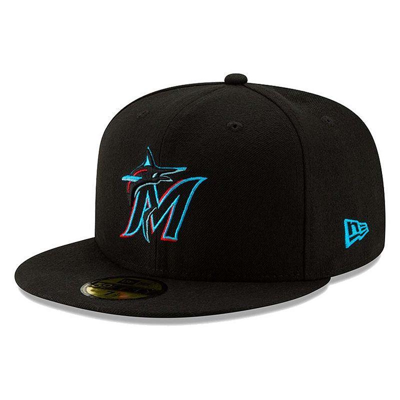 Mens New Era Miami Marlins On-Field Authentic Collection 59FIFTY Fitted Hat Product Image