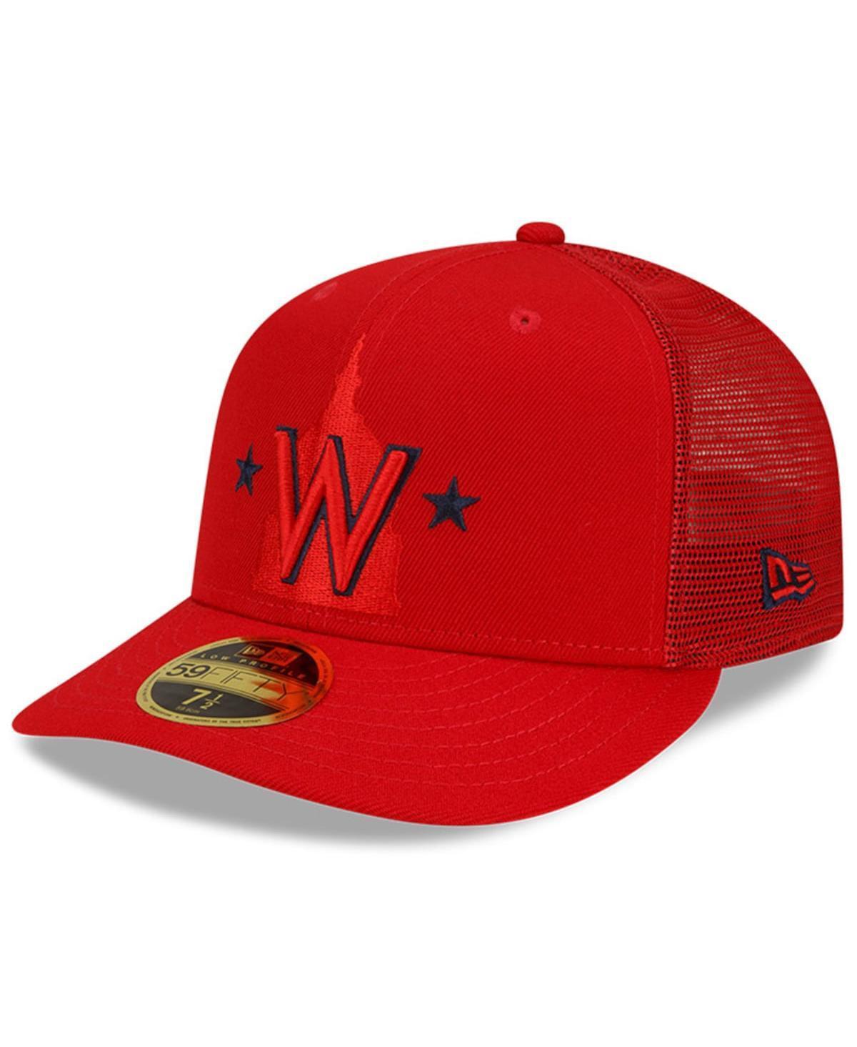 Mens New Era Red Washington Nationals 2022 Batting Practice Low Profile 59FIFTY Fitted Hat Product Image