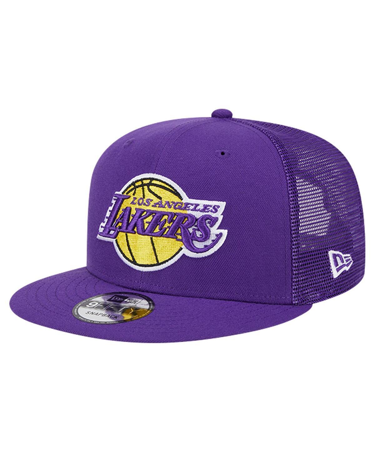 Mens New Era Los Angeles Lakers Evergreen Meshback 9FIFTY Snapback Hat Product Image