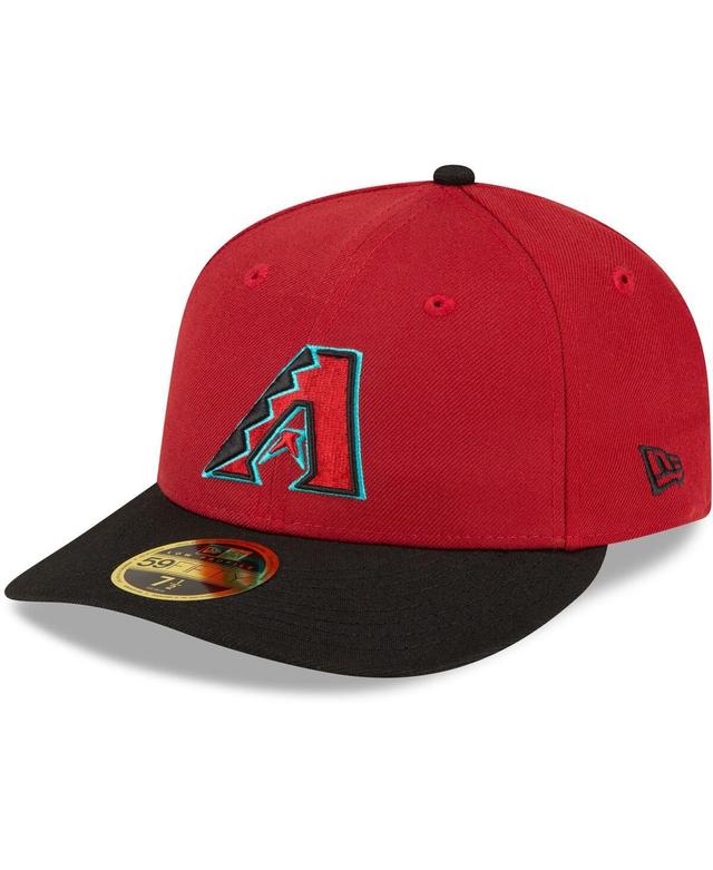 Mens New Era Red Arizona Diamondbacks Home Authentic Collection On-Field Low Profile 59FIFTY Fitted Hat - Red Product Image