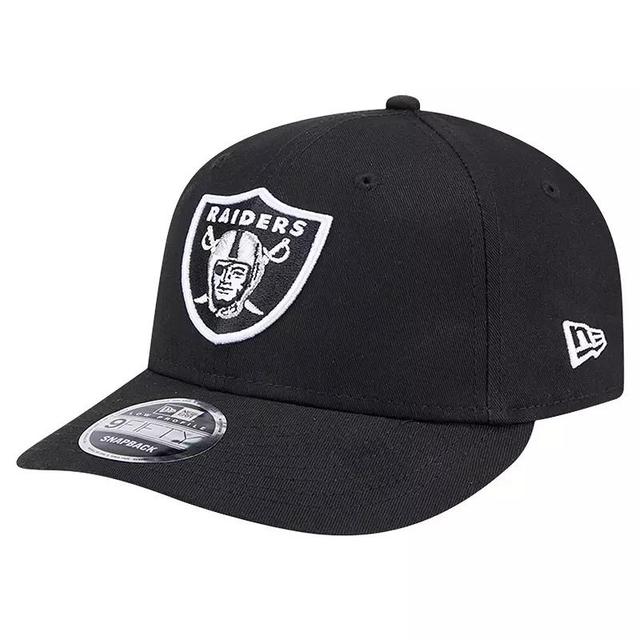 Mens New Era Las Vegas Raiders Main Low Profile 9FIFTY Snapback Hat Product Image