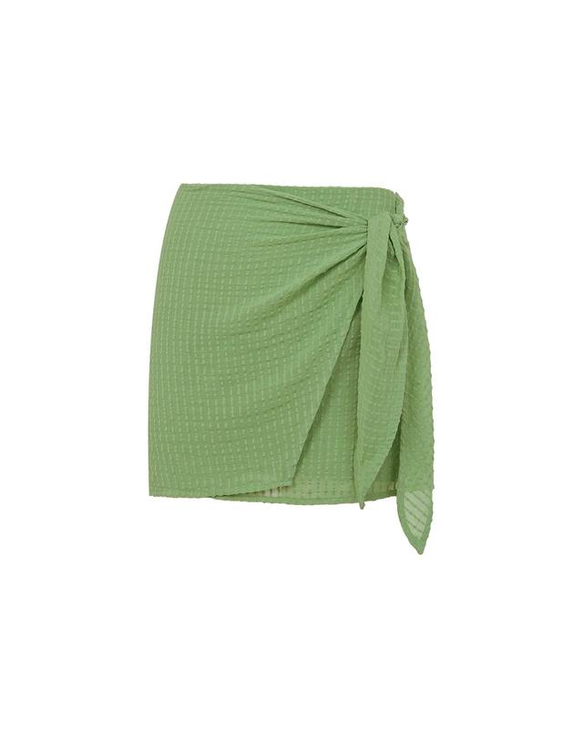 Kim Mini Skirt - Aloe Product Image