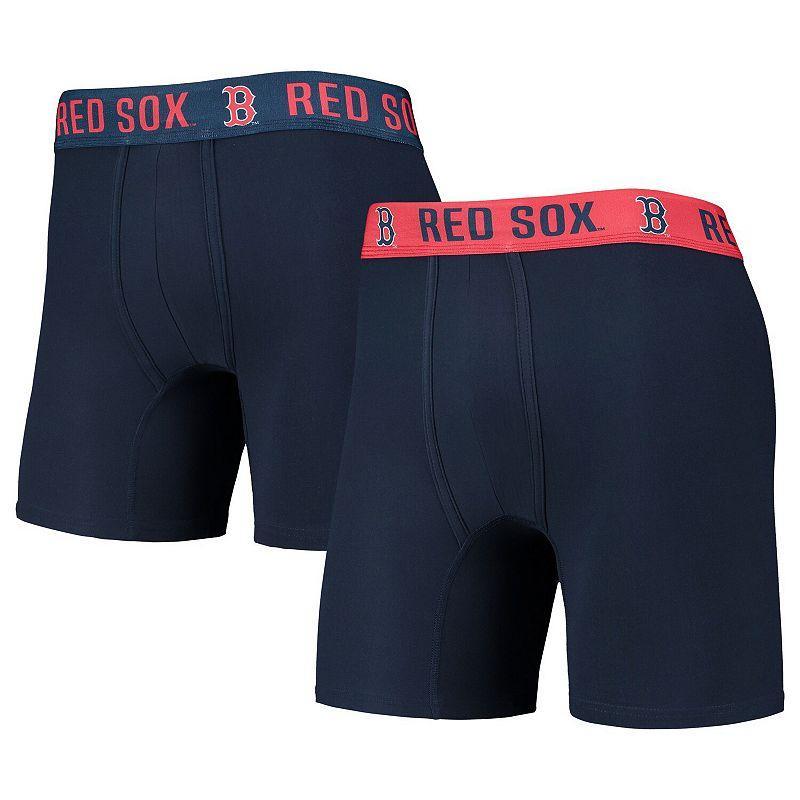 Mens Concepts Sport /Red Boston Red Sox Two-Pack Flagship Boxer Briefs Set Blue Product Image