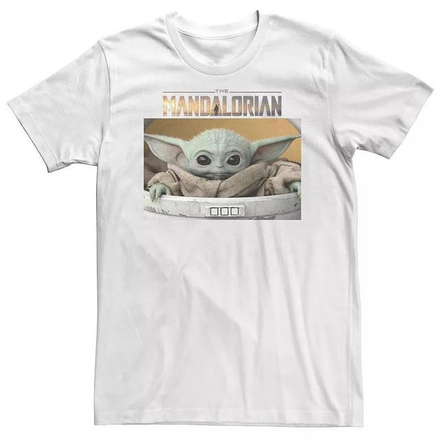 Big & Tall Star Wars The Mandalorian The Child Big Eyes Portrait Logo Tee, Mens Product Image