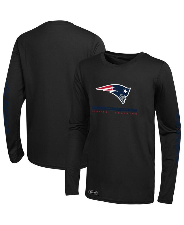 Mens New England Patriots Agility Long Sleeve T-Shirt Product Image