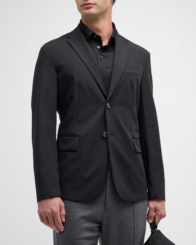 Mens Stretch Nylon Two-Button Sport Coat Product Image