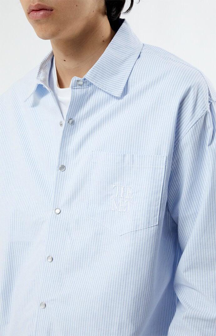 The Met Mens x PacSun Button Down Long Sleeve Shirt - Product Image