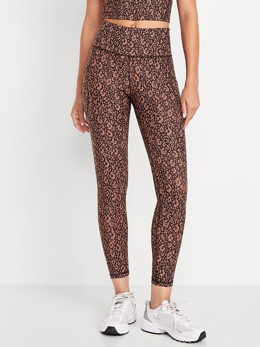 High-Waisted PowerSoft 7/8 Leggings Product Image