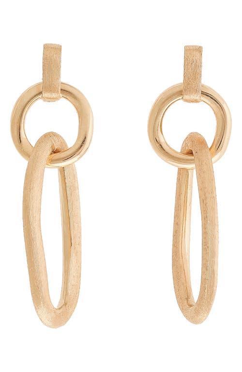 Womens Jaipur 18K Yellow Gold Mixed-Link Earrings Product Image