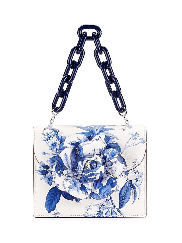 Tro Flower Leather Crossbody Bag Product Image