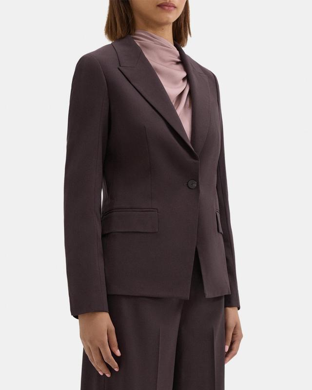 Angled Blazer in Sevona Stretch Wool Product Image