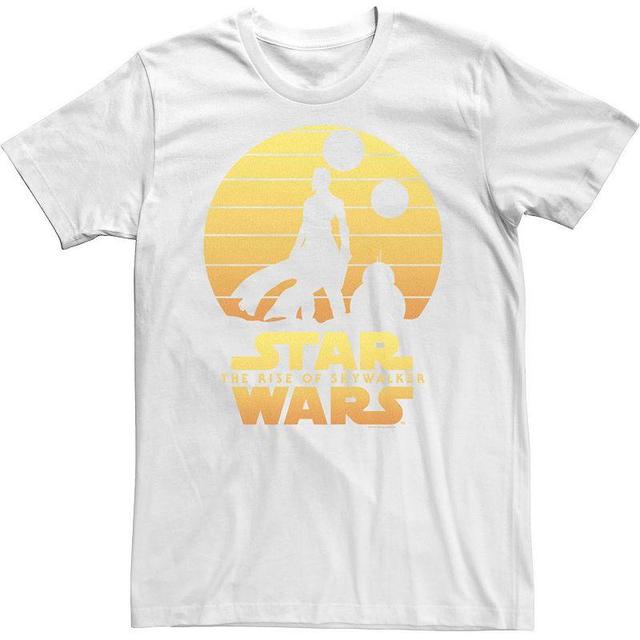 Mens Star Wars: The Rise Of Skywalker Rey & BB-8 Silhouette Tee Product Image