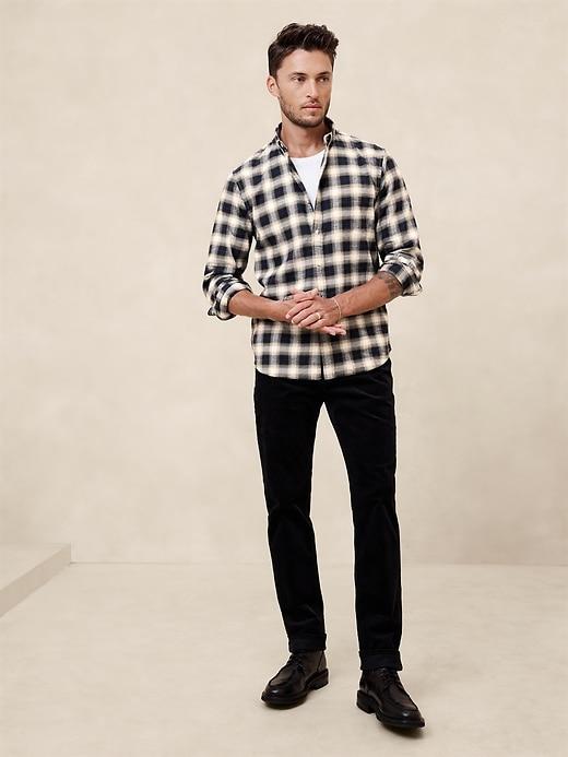 Slim Lightweight Flannel Shirt Product Image