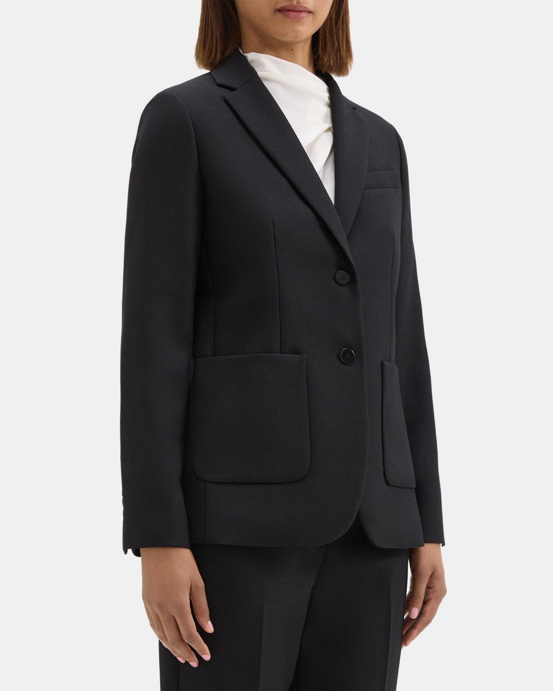 Classic Blazer in Wool-Blend Twill Product Image