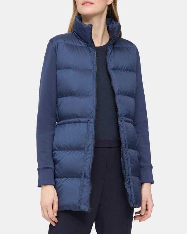 Drawstring Puffer Jacket in Poly Product Image