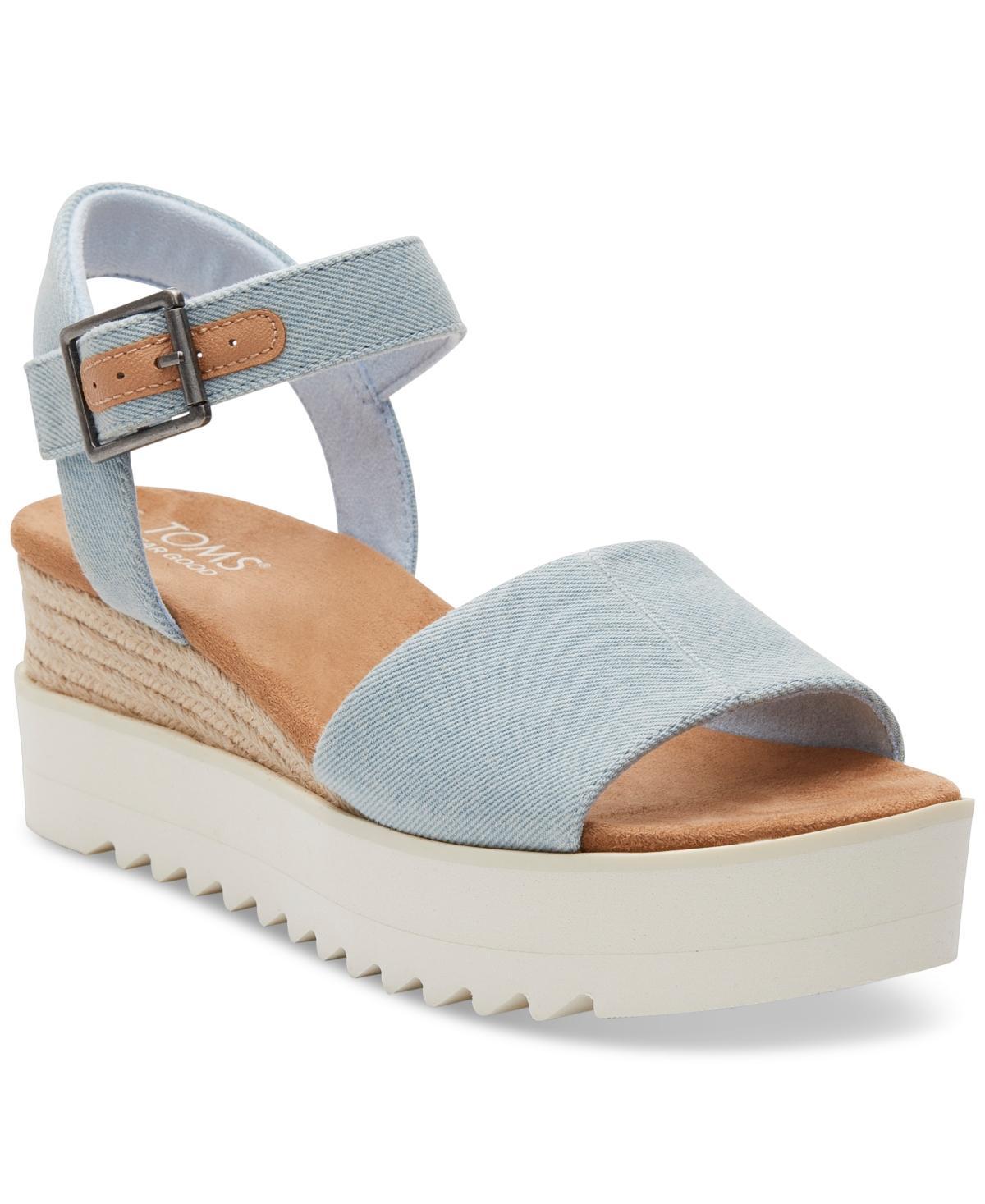 TOMS Diana Espadrille Platform Wedges Product Image