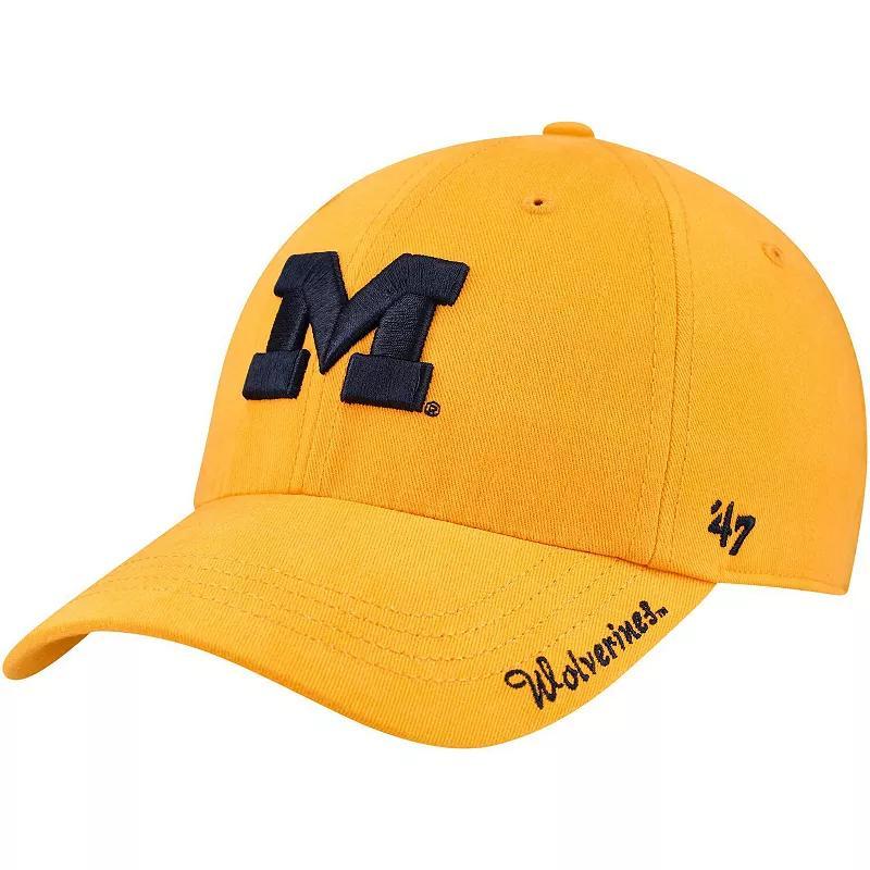 Womens 47 Maize Michigan Wolverines Miata Clean Up Adjustable Hat Product Image