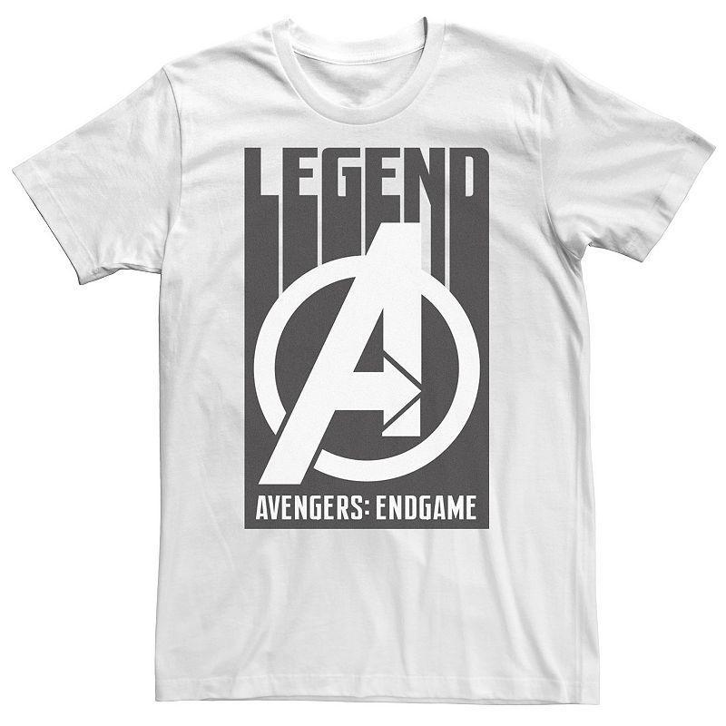 Big & Tall Marvel Avengers Endgame Legend Logo Tee, Mens Product Image