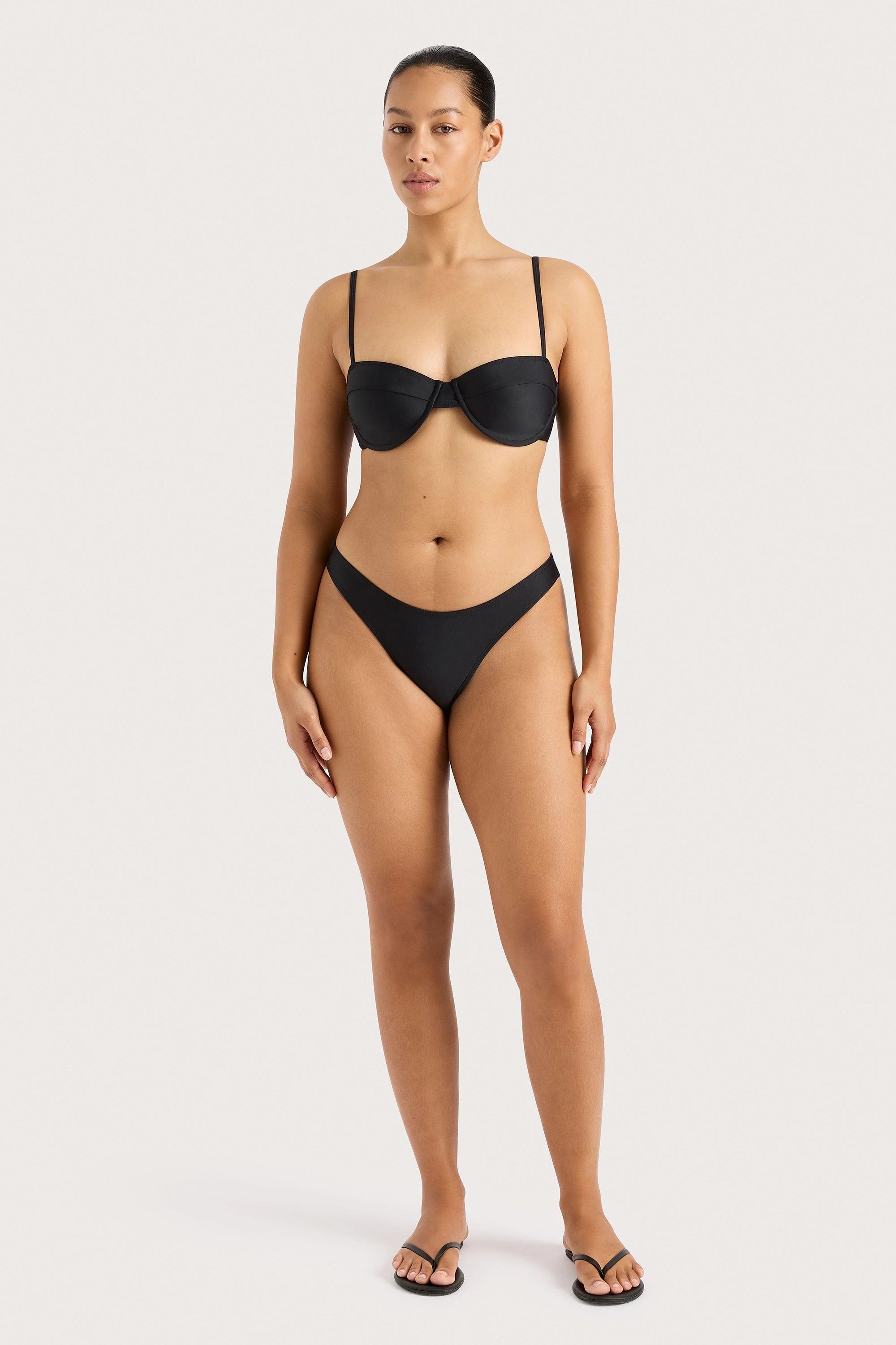 Bebe Bikini Bottom Black Product Image