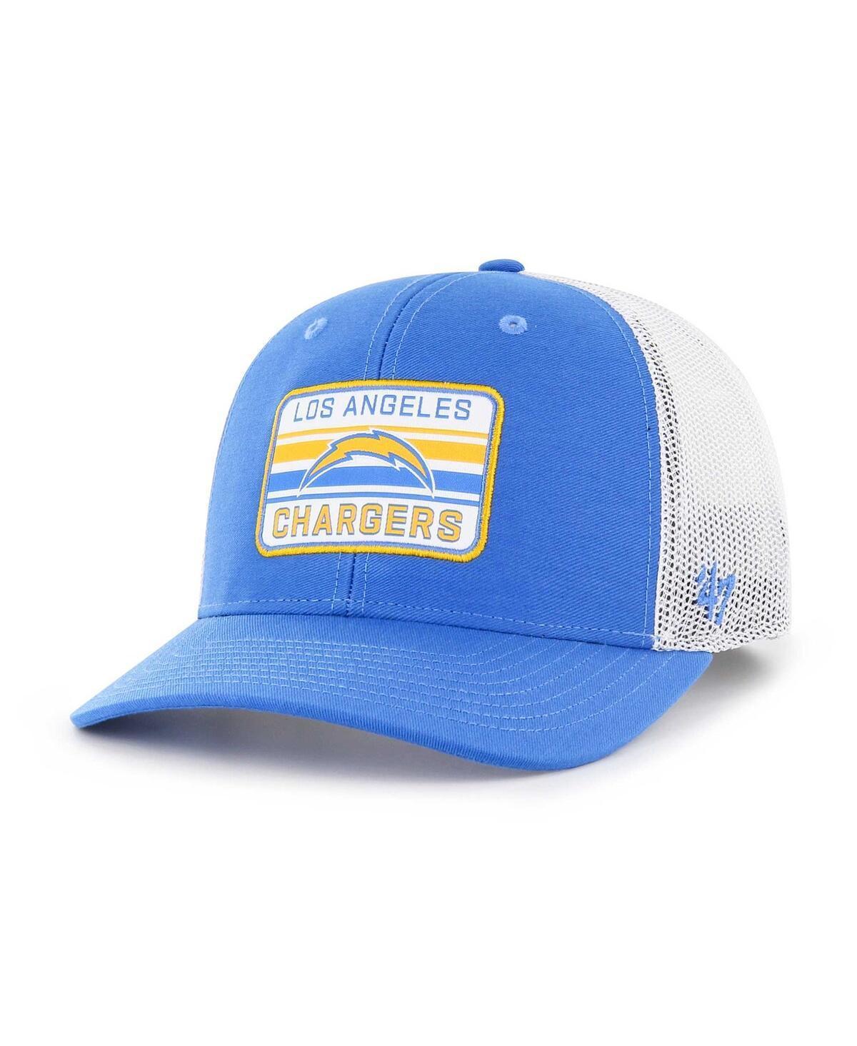 Mens 47 Powder Blue/White Los Angeles Chargers Drifter Adjustable Trucker Hat Product Image